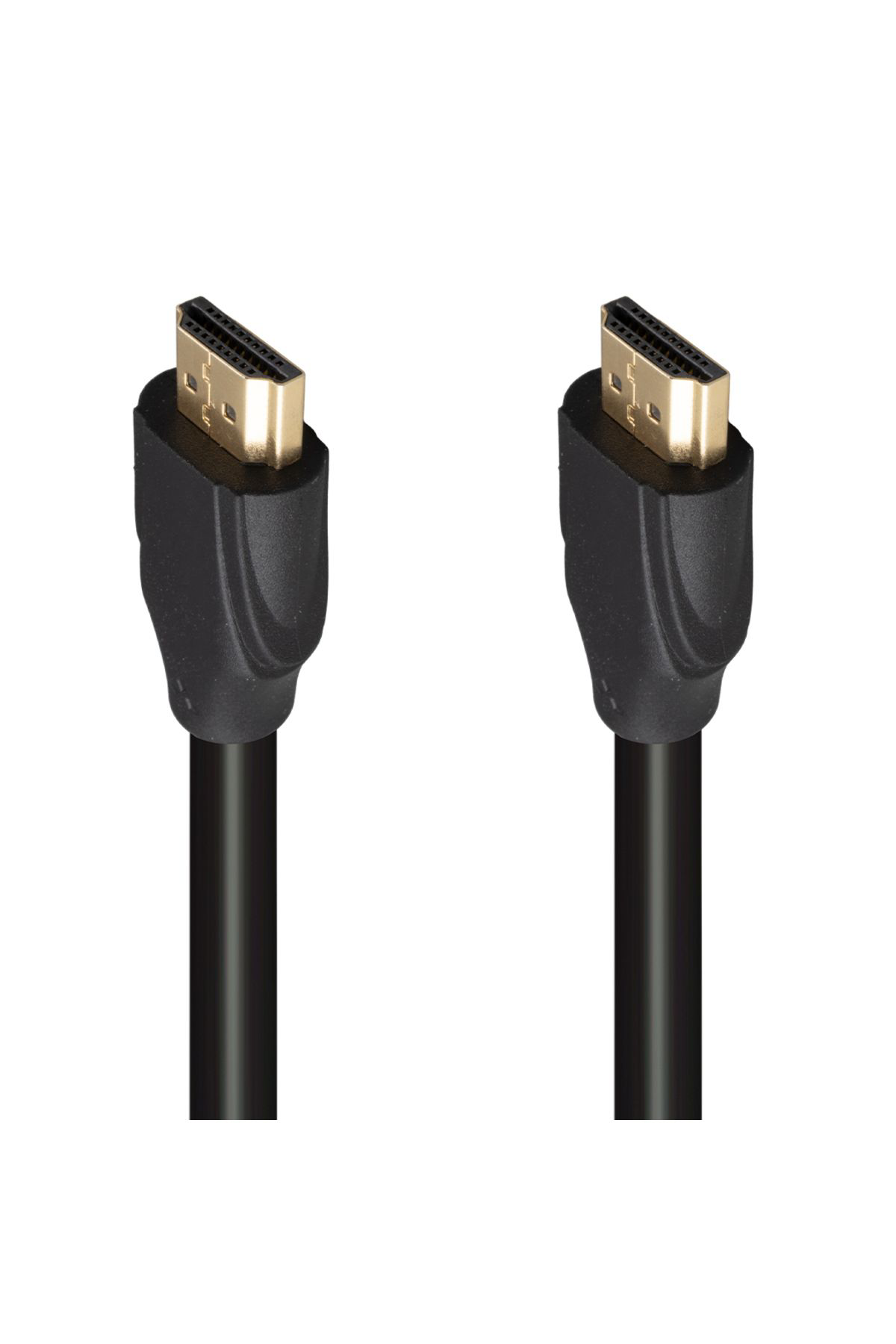 Ok Aksesuar Fully G-507K Plastik Düz Siyah 25 Metre Gold Poşetli Hdmi Kablo G