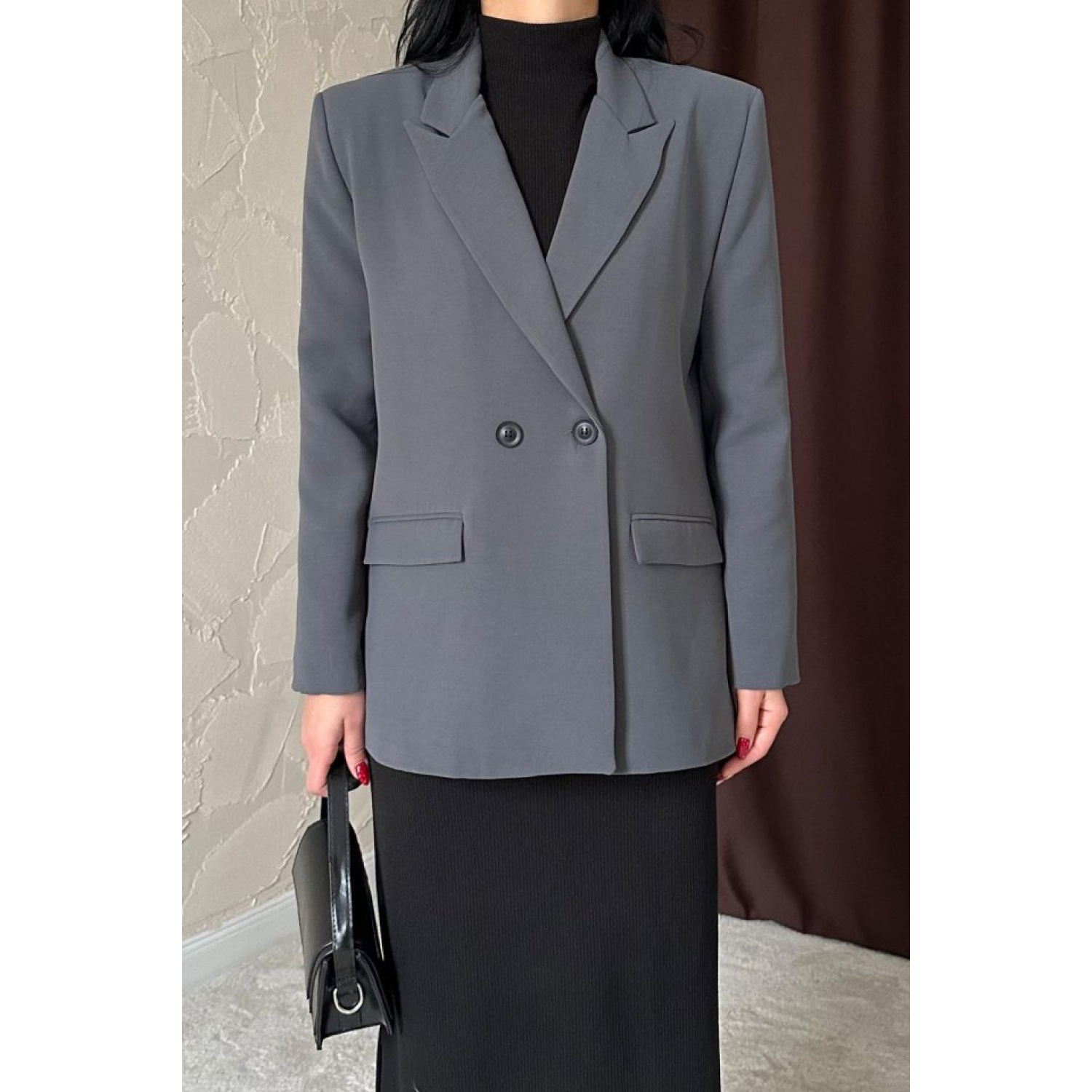 Füme Blazer Ceket