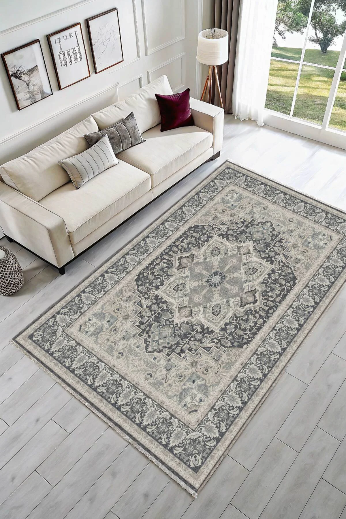 Füme Gri Krem Şönil Halı Kilim Yolluk Kaymaz Yıkanabilir Salon Mutfak Koridor Halısı Füme Gri Krem Şönil Halı Kilim Yolluk Kaymaz Yıkanabilir Salon Mutfak Koridor Halısı