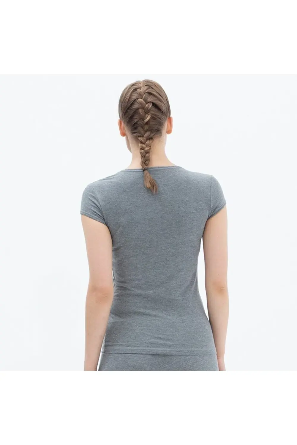 Füme Melanj Kadın İç Giyim Atlet 1622