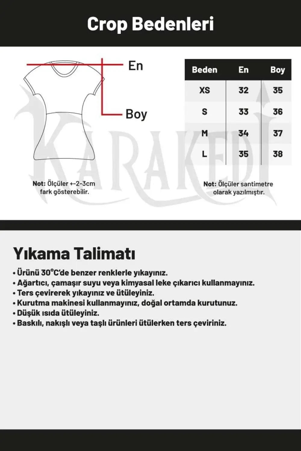 Füme Partie Monsters Y2K Uzun Kollu Crop