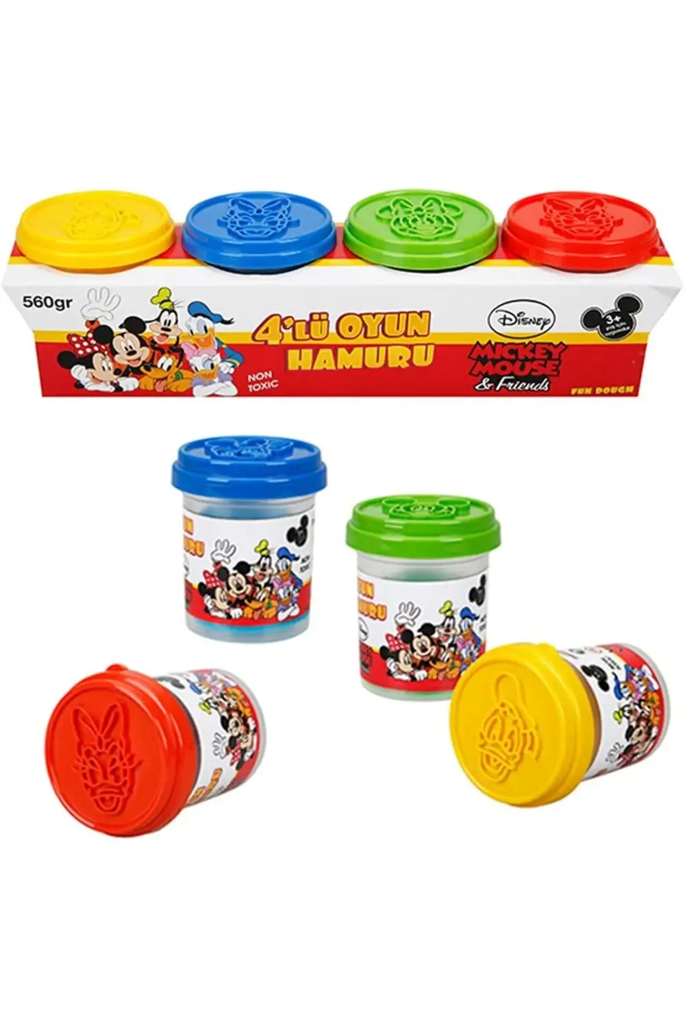 Fun Dough Mickey Mouse 4'Lü Oyun Hamuru maxshtr 1053513