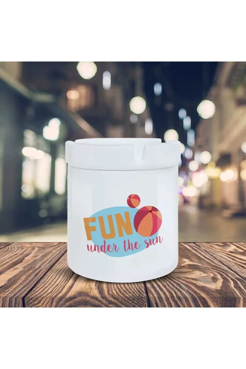 Fun Under The Sun Baskılı Küllük Kül Tablası- Kl263