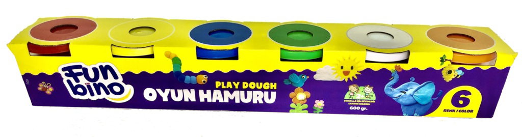 Funbino Funbino Oyun Hamuru 6Li 
