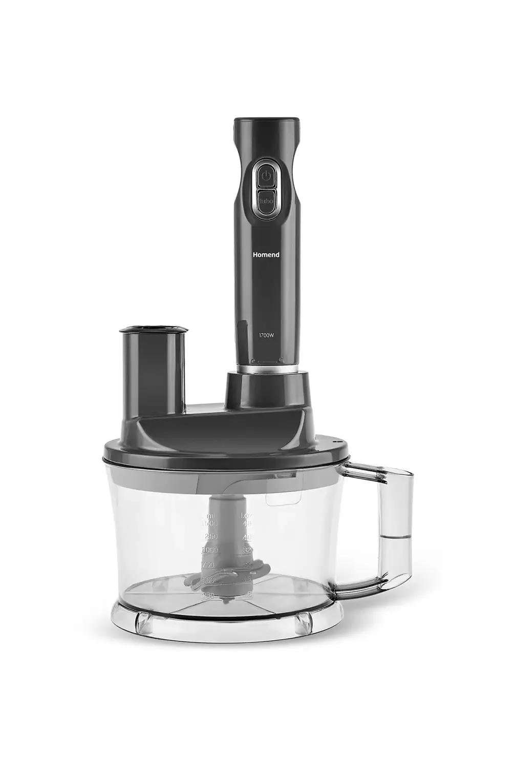 Functionall 2843H 5 Fonksiyonlu Mutfak Robotu Antrasit 1700 W