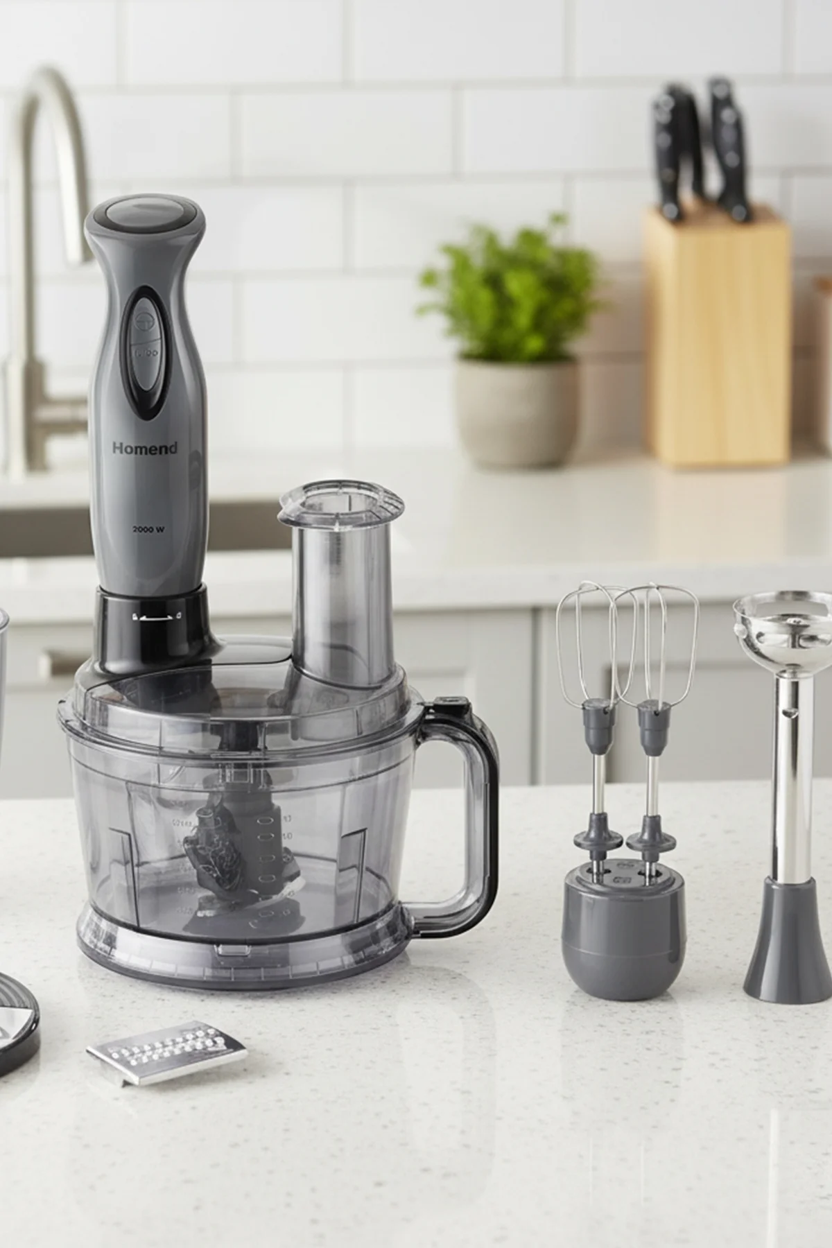 Functionall 2851H Mutfak Robotu Antrasit Siyah