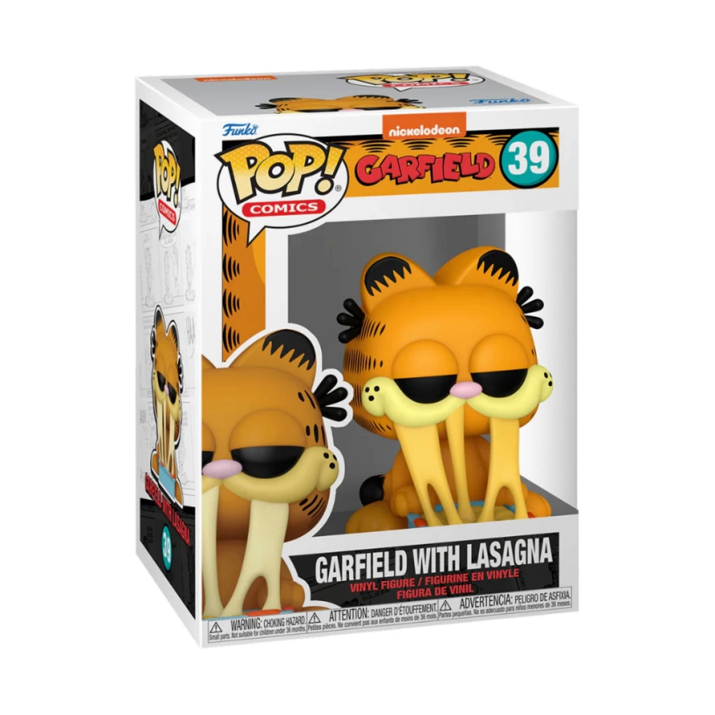 Funko POP Comics Garfield Garfield w/Lasagna Pan Funko POP Comics Garfield Garfield w/Lasagna Pan