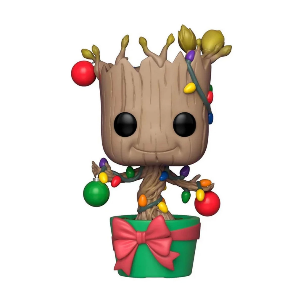 Funko POP Marvel Holiday Groot w/ Lights & Ornaments Funko POP Marvel Holiday Groot w/ Lights & Ornaments