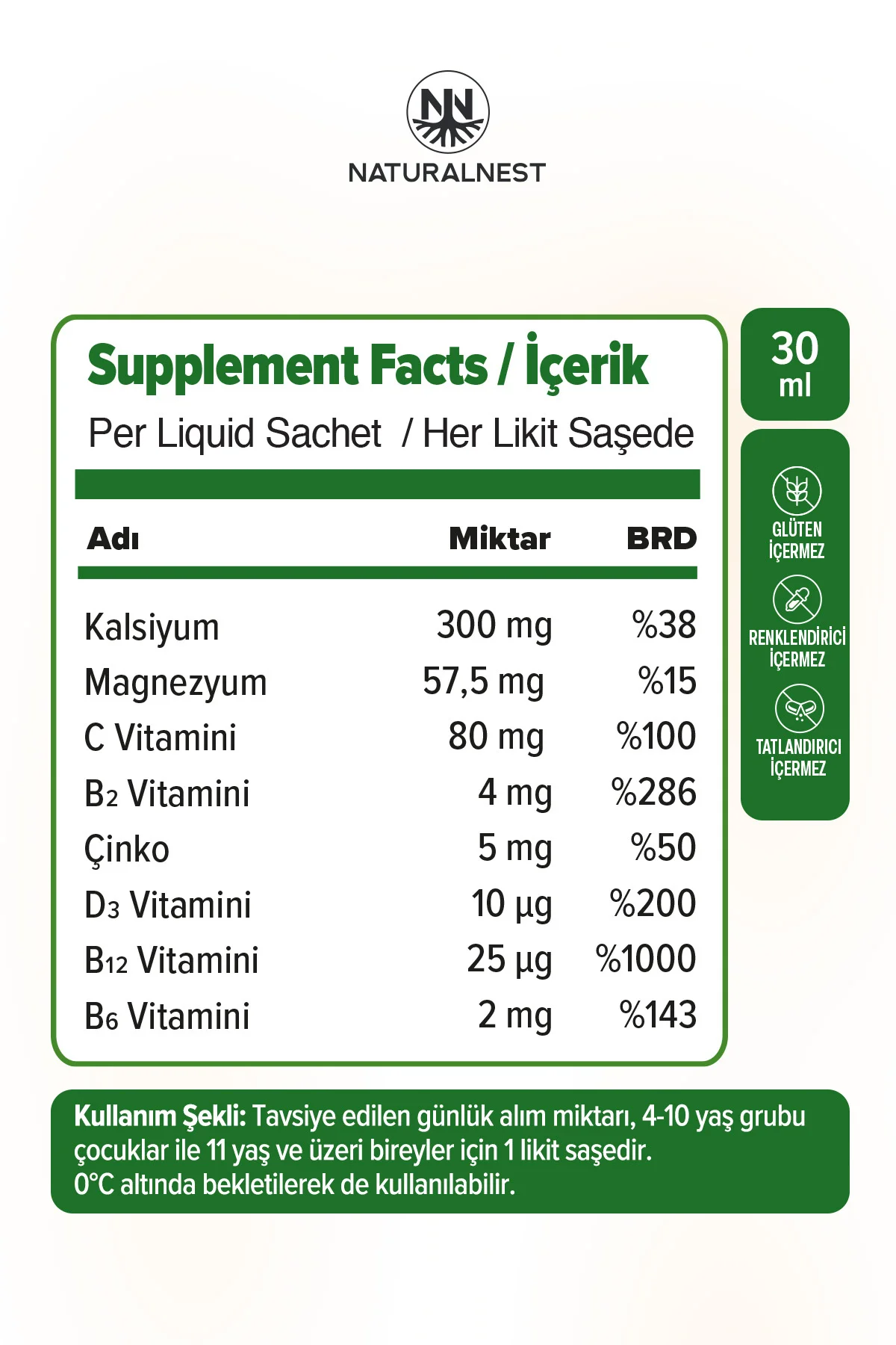 Funny Cool Stick 15 Likit Saşe Portakal Aromalı Çocuk Vitamin Takviyesi