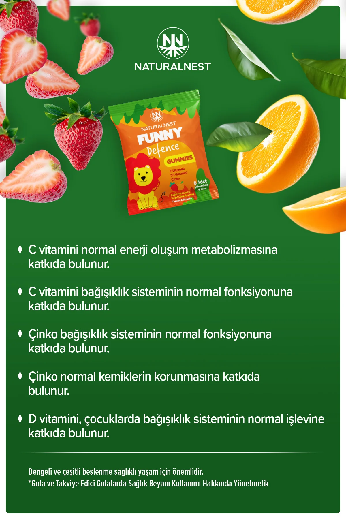 Funny Defence Gummies Set — x8 Defence 64 Çiğnenebilir Jel