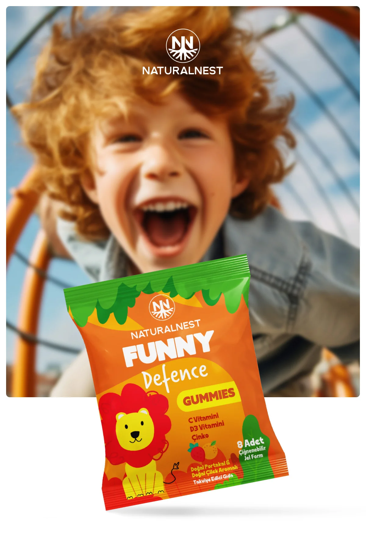Funny Defence Gummies Set — x8 Defence 64 Çiğnenebilir Jel