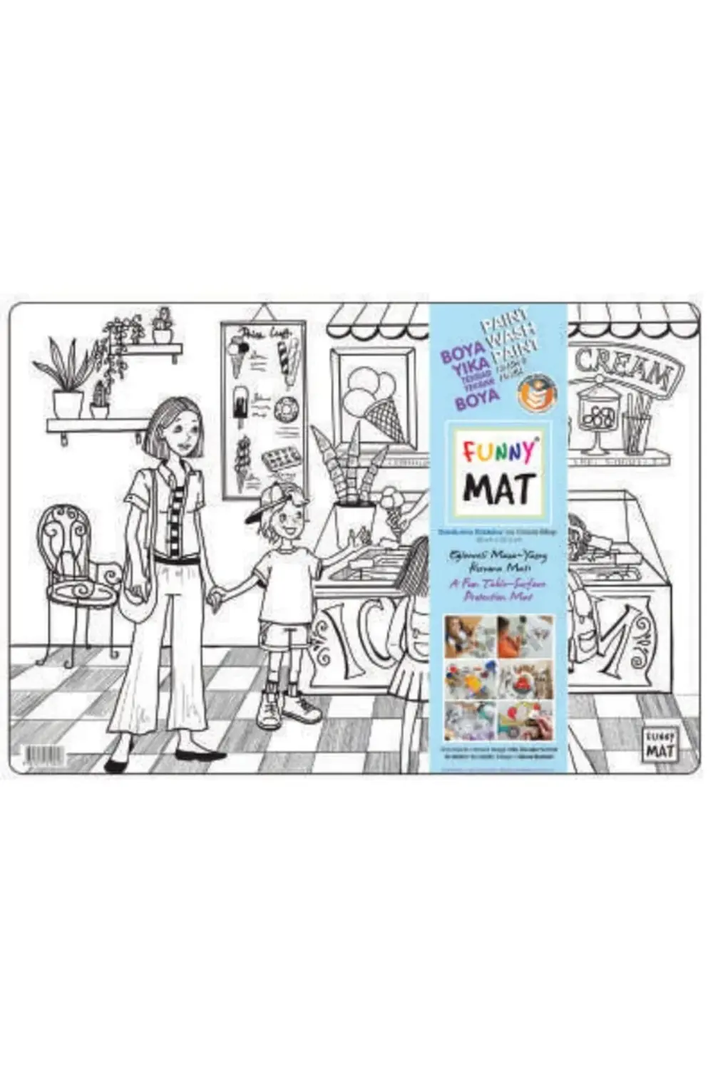 Funny Mat Dondurma Dükknı 335x48cm