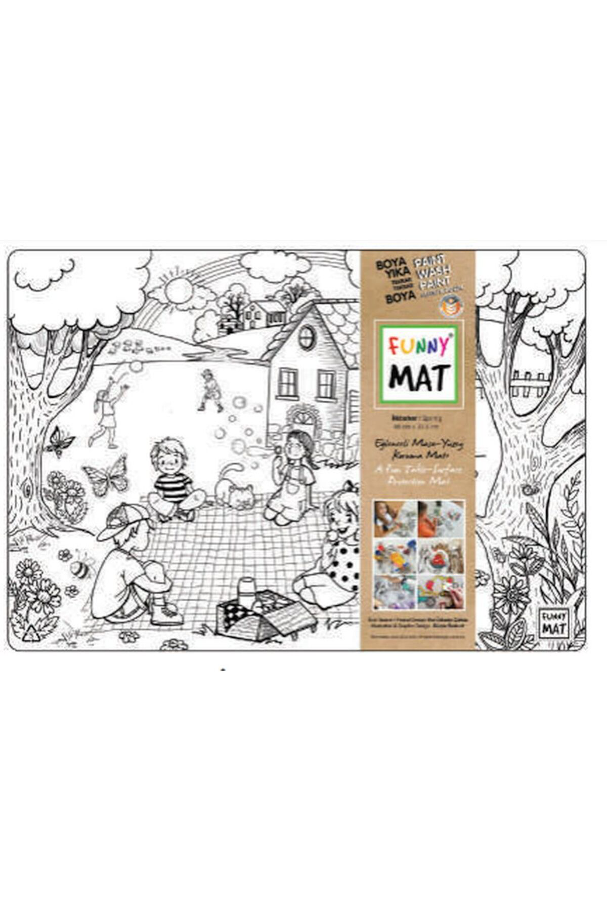 Akademi Çocuk Funny Mat İlkbahar 335 X 48 Cm