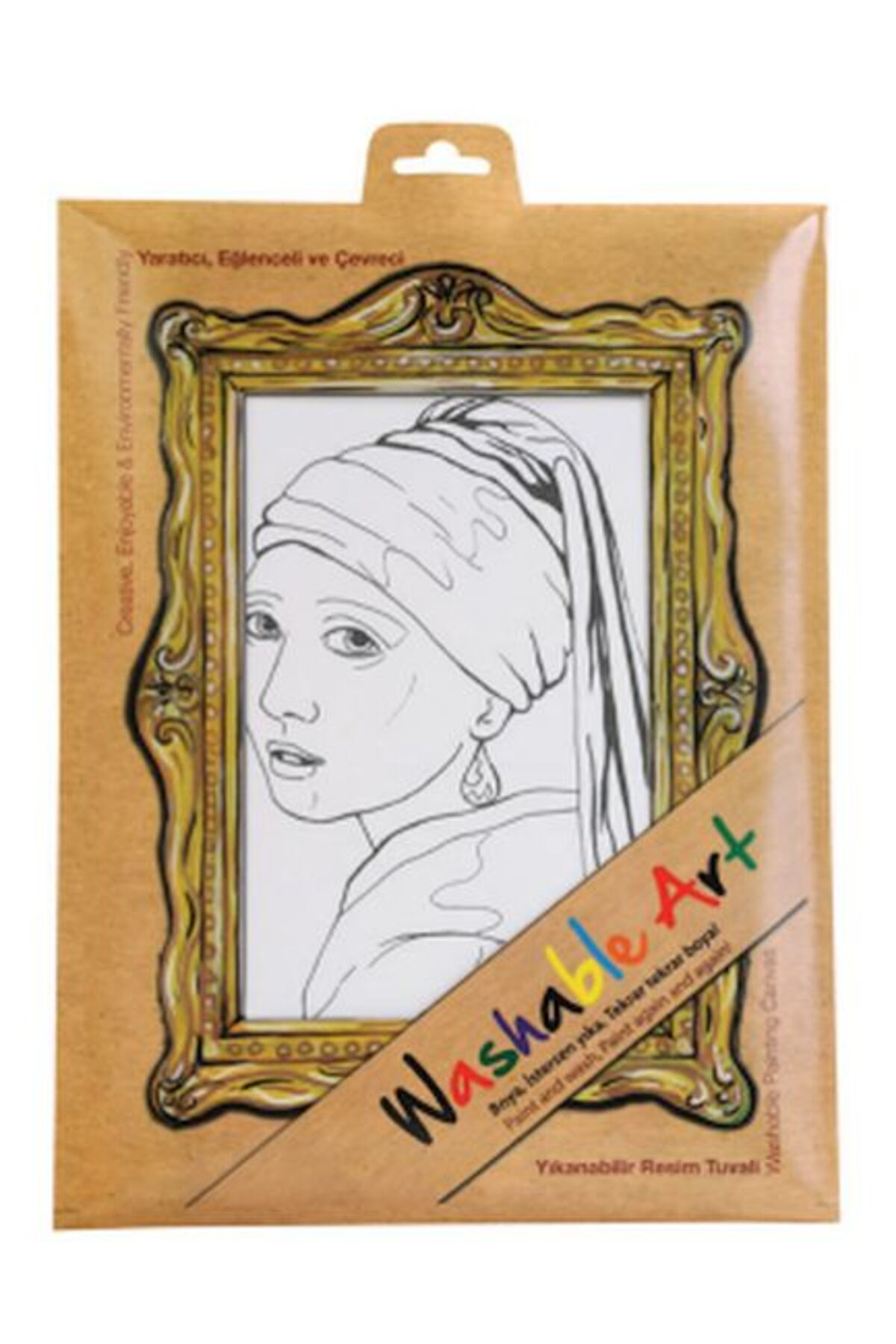 Funny Mat Johannes Vermeer Gırl Wıth A Pearl Earrıng 25 X 35 Cm