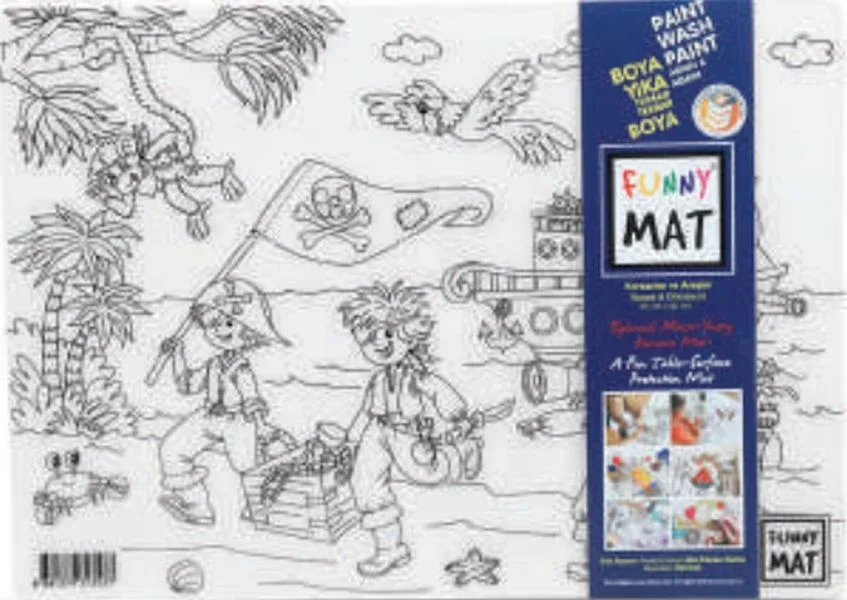 Funny Mat - Korsanlar Ve Araçlar 25 X 35 Cm Funny Mat - Korsanlar Ve Araçlar 25 X 35 Cm
