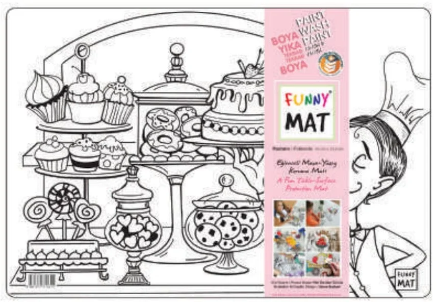 Funny Mat - Pastane 33,5x48cm Funny Mat - Pastane 33,5x48cm