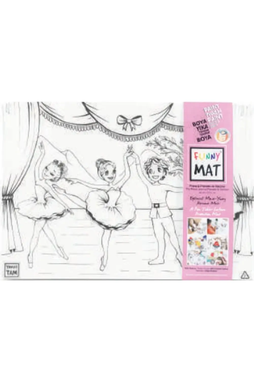 Funny Mat Prens İle Prenses Ve Dansçılar 335 x 48 cm