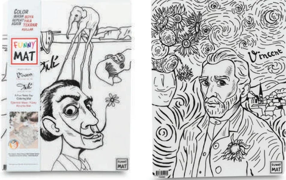 Funny Mat - Vıncent Van Gogh Ve Salvador Dalı 25 X 35 Cm Fiyatı, Yorumları ve Özellikleri