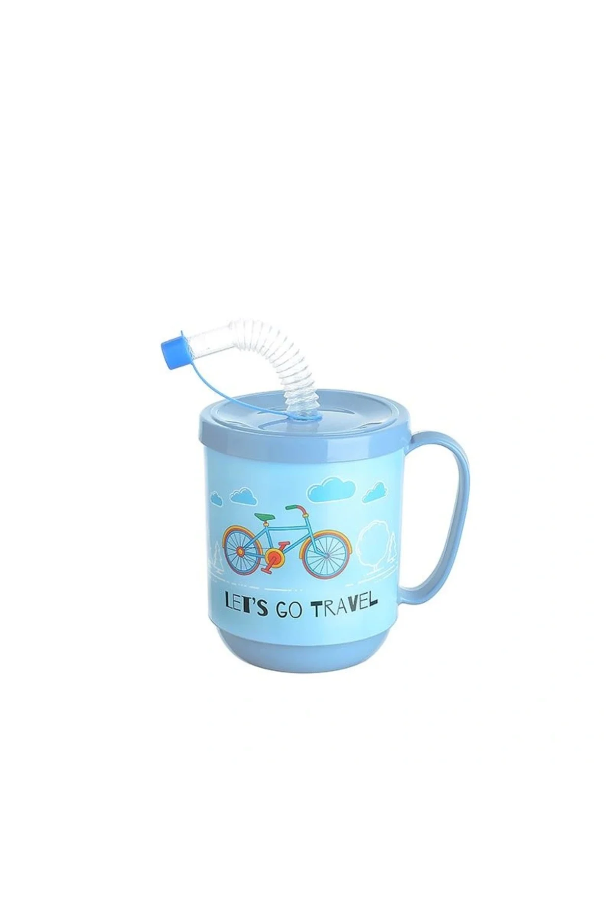 Funny Pipetli Çocuk Içecek Bardağı Desenli Bardak 350Ml Funny Pipetli Çocuk Içecek Bardağı Desenli Bardak 350Ml - Görsel 3