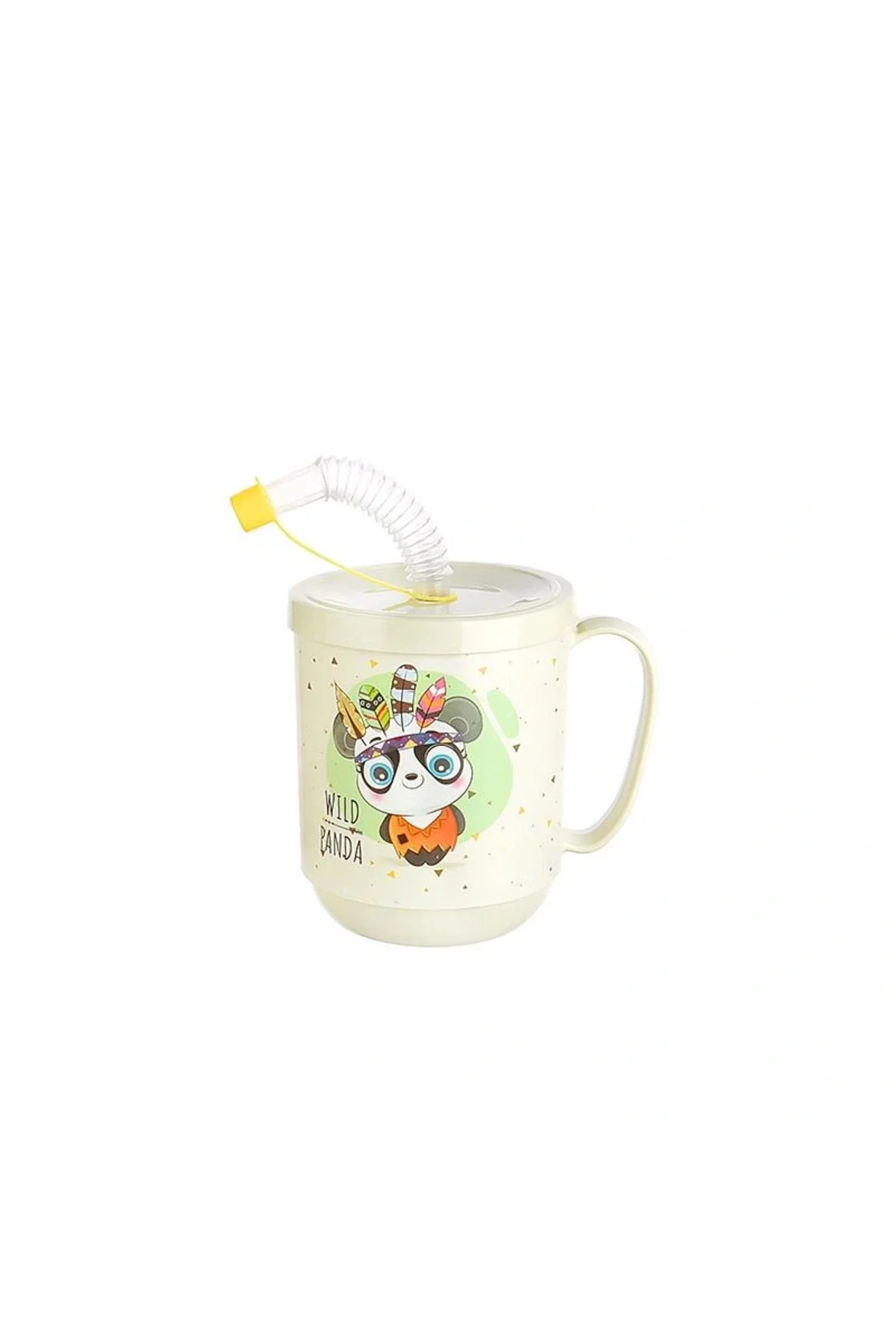 Funny Pipetli Çocuk Içecek Bardağı Desenli Bardak 350Ml Funny Pipetli Çocuk Içecek Bardağı Desenli Bardak 350Ml - Görsel 5