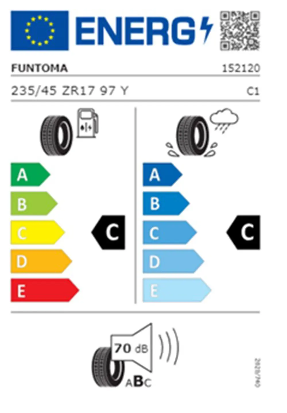 Funtoma 235/45 R17 TL 97Y REINF. ROADFUN SPORT Yaz Lastiği (Üreti