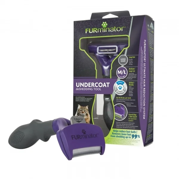 Furminator Uzun Tüylü Long Hair Kedi Tarağı 6,2cm [M/L]