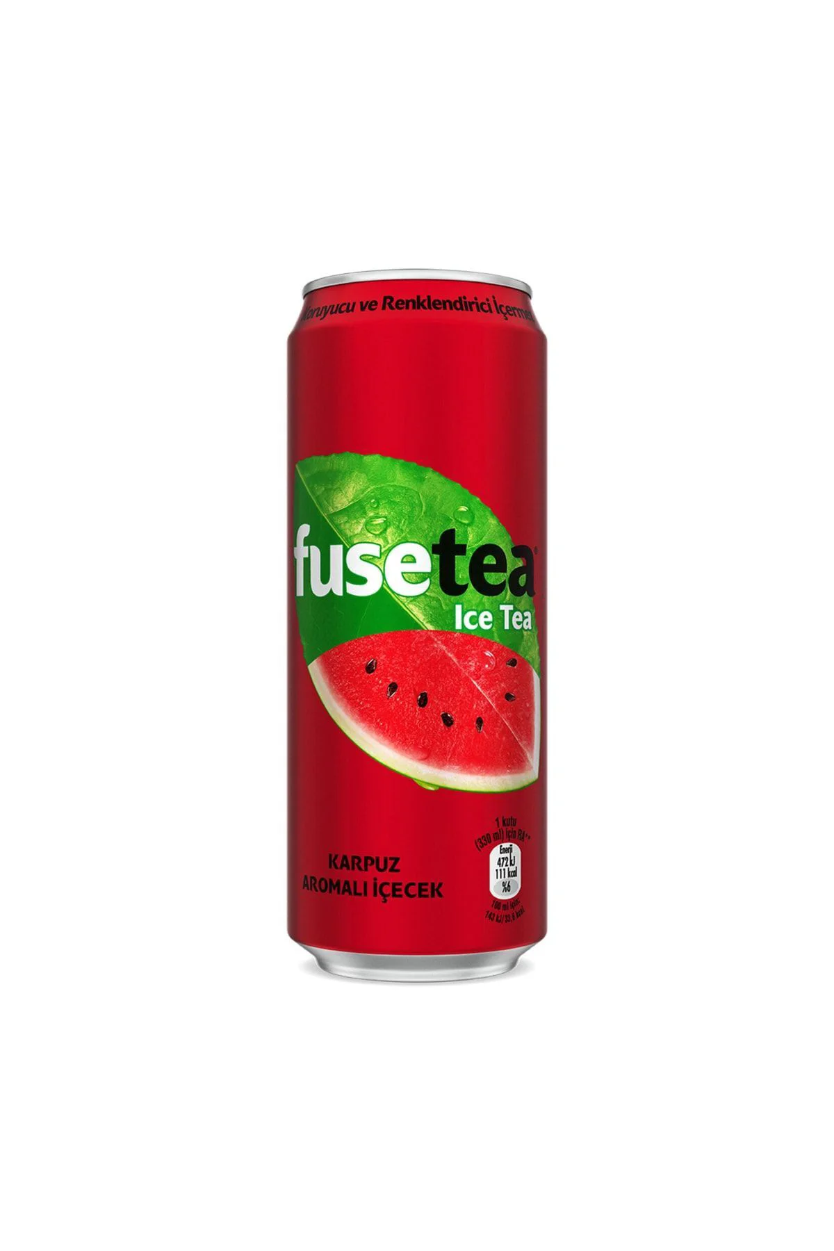 FUSETEAKarpuz Aromalı Içecek Soğuk Çay 330 Ml X 12 Adet