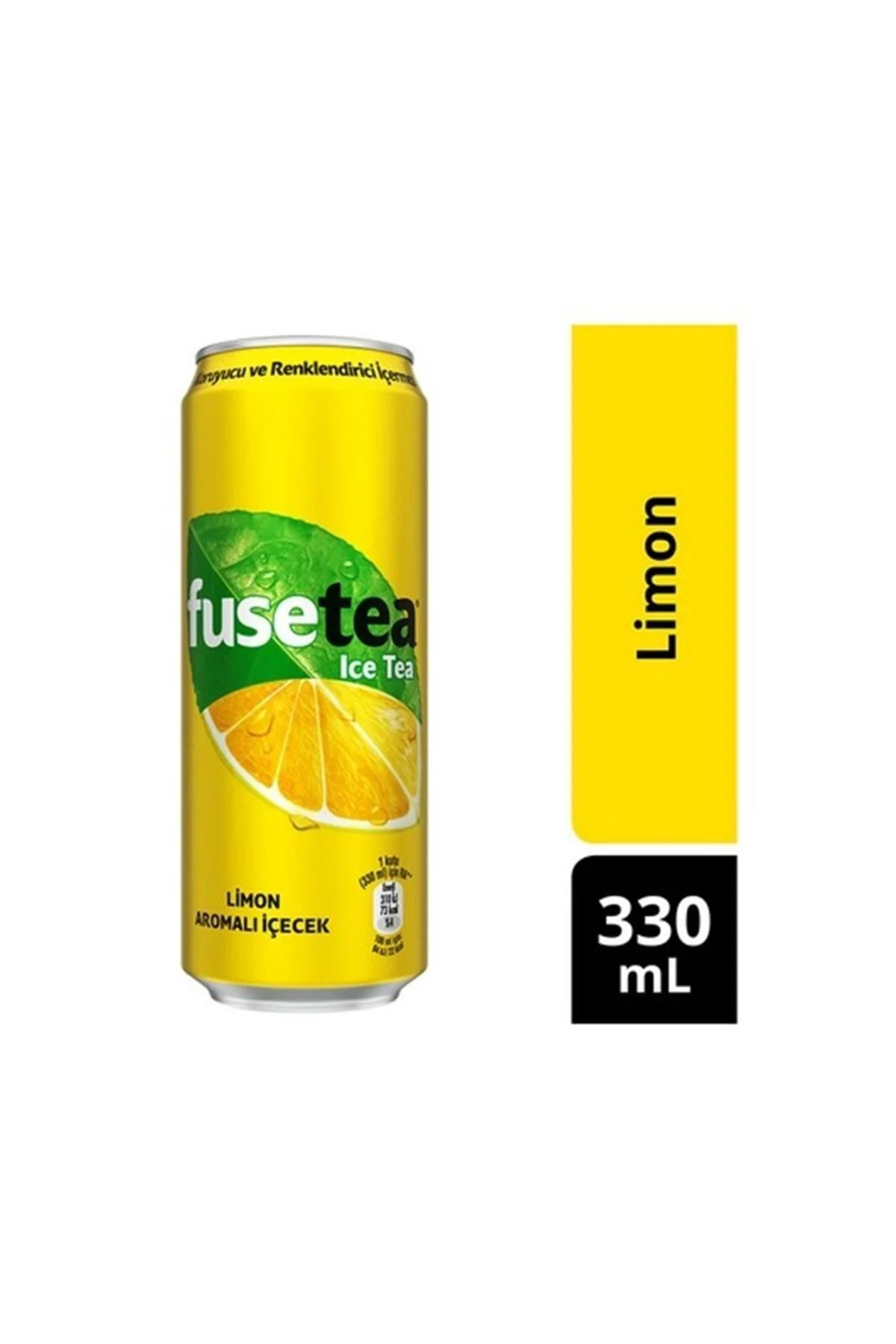 FUSETEALimon Aromalı Içecek Soğuk Çay 330 Ml X 12 Adet