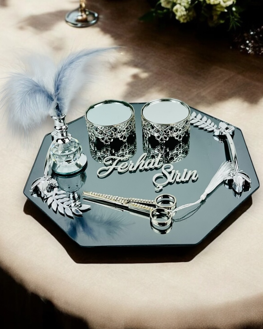 Cyzhome Fusion Gümüş Söz Tepsisi Cyzhome Fusion Gümüş Söz Tepsisi