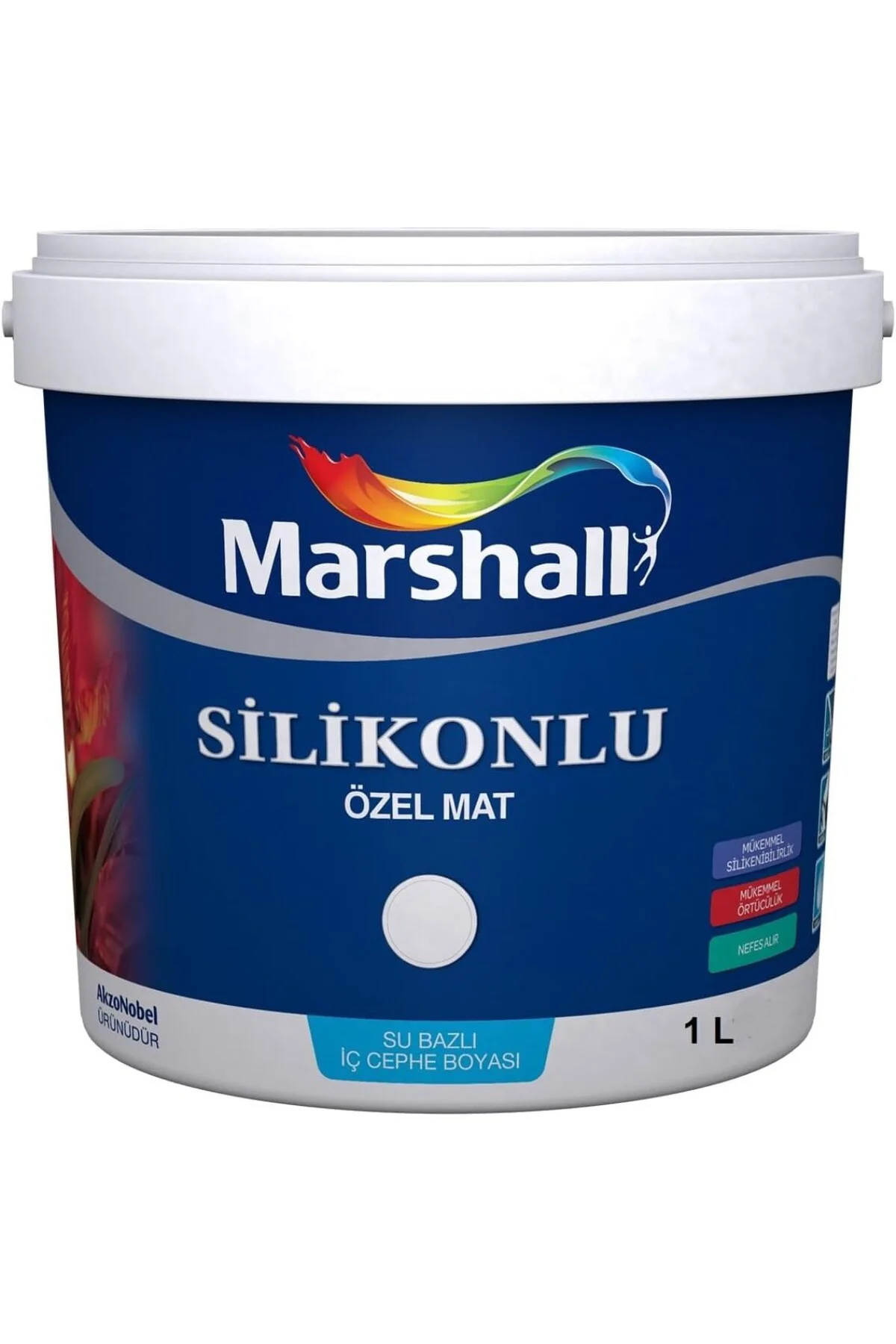 Fuşya Çiçeği Silikonlu Özel Mat Duvar Boyası