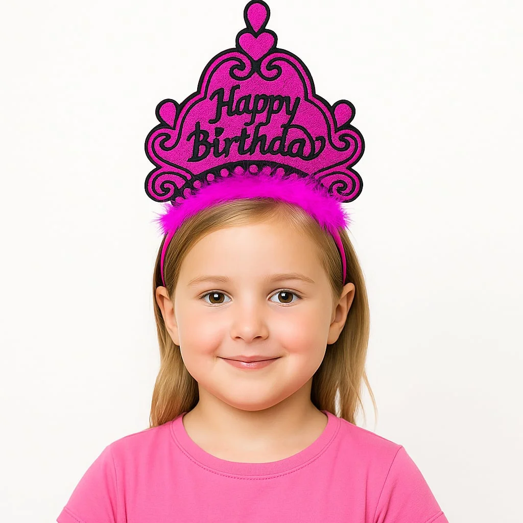 Fuşya Happy Birthday Prenses Tacı – Doğum Günü Taç Aksesuarı Fiyatı, Yorumları ve Özellikleri