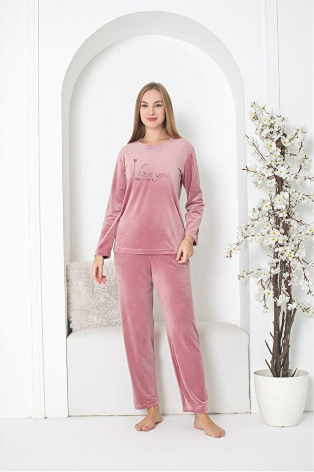 Monalisa Home Fuşya M Beden Pijama Takımı