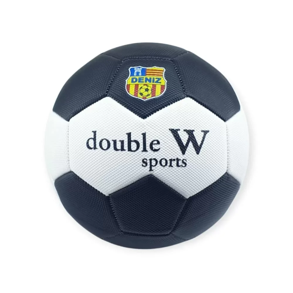 Futbol Topu Dikişli 420 gr No:5 - FB-660-SİYAH (Lisinya)