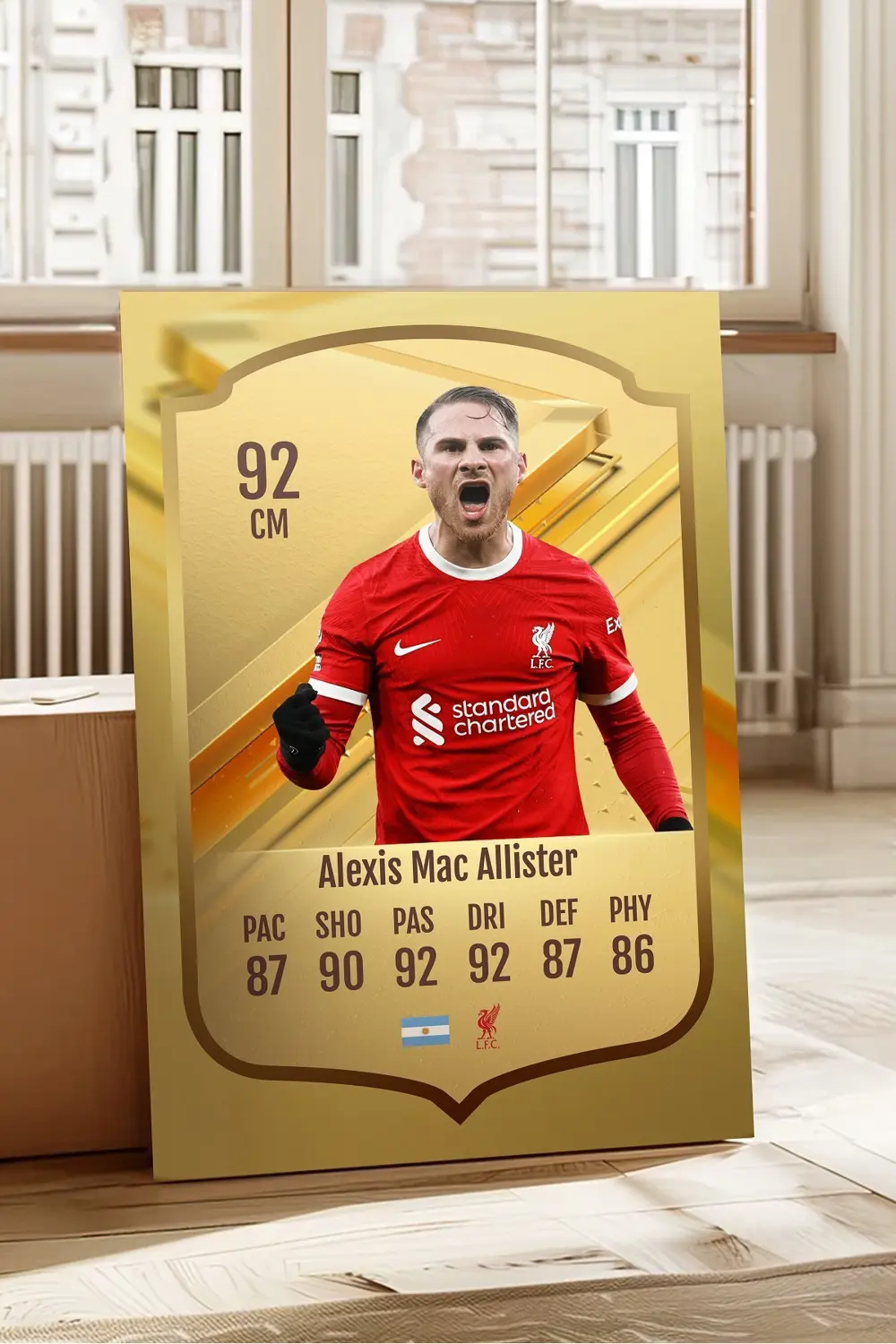 Futbolcu Fut Card mdf tablo serisi seti