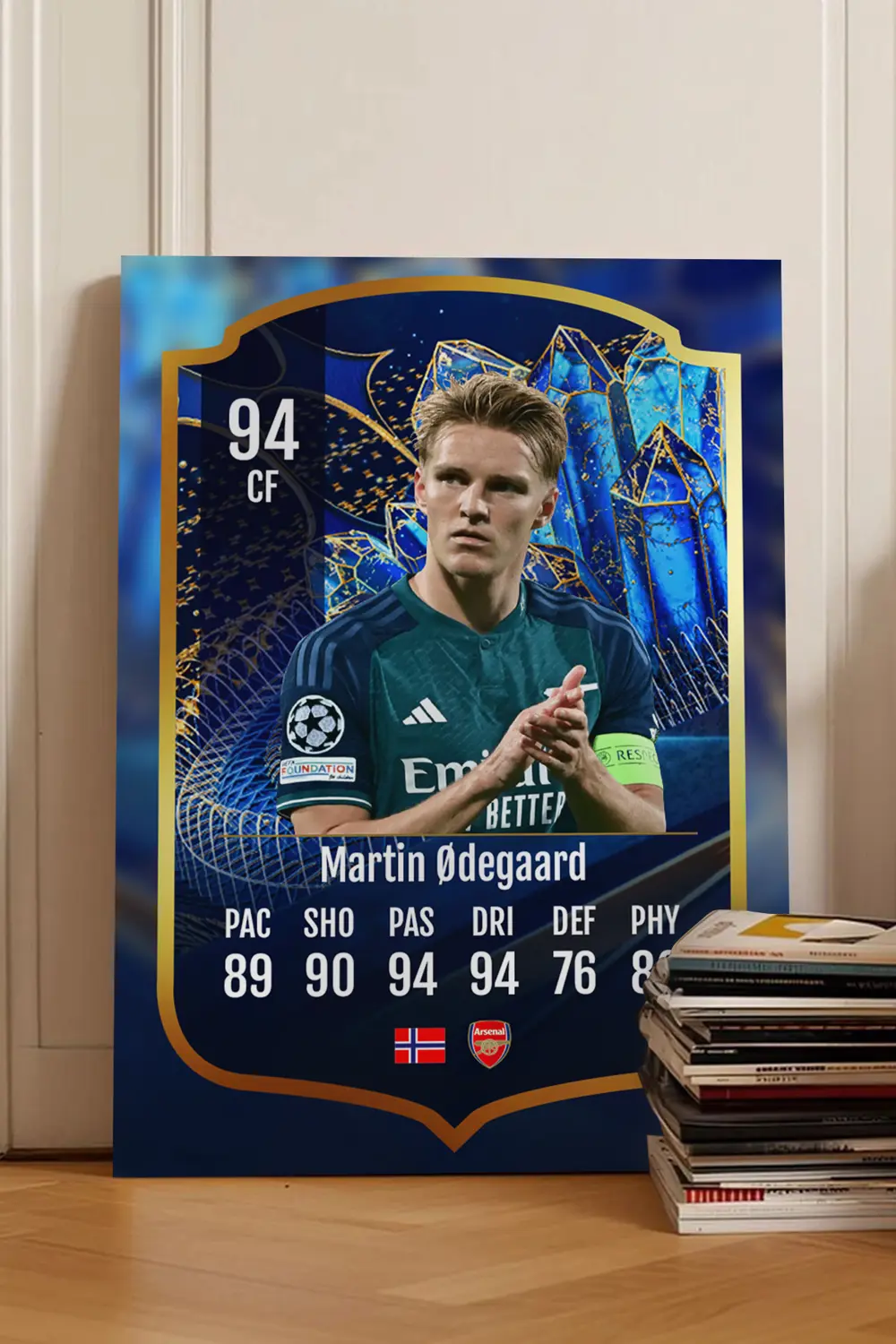 Futbolcu Fut Card mdf tablo serisi seti