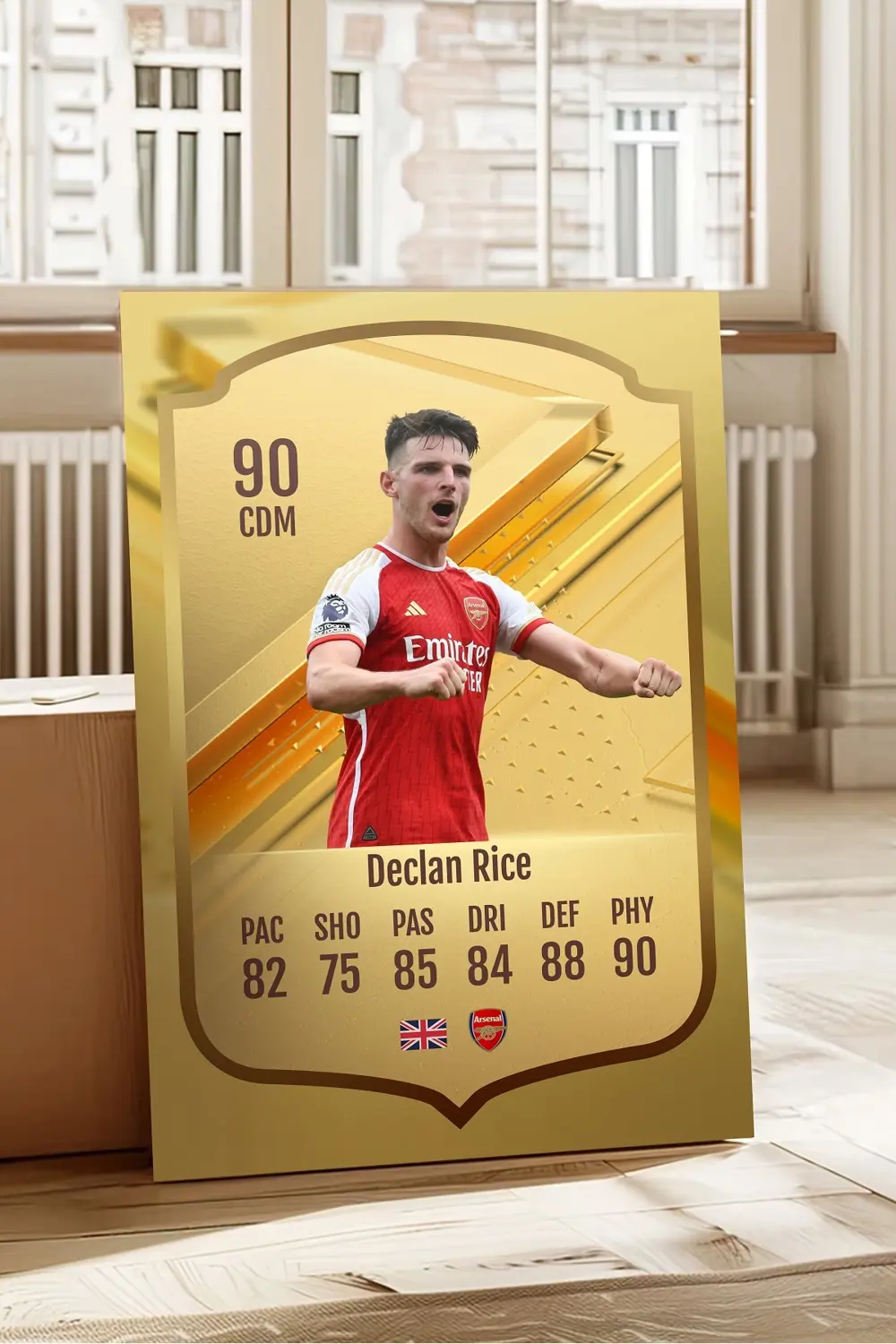 Futbolcu Fut Card mdf tablo serisi seti