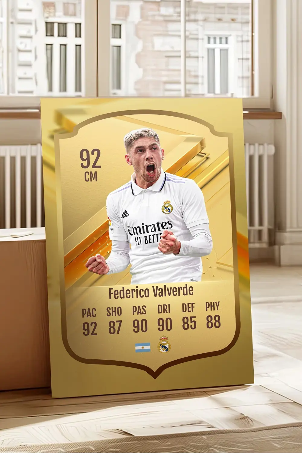 Futbolcu Fut Card mdf tablo serisi seti