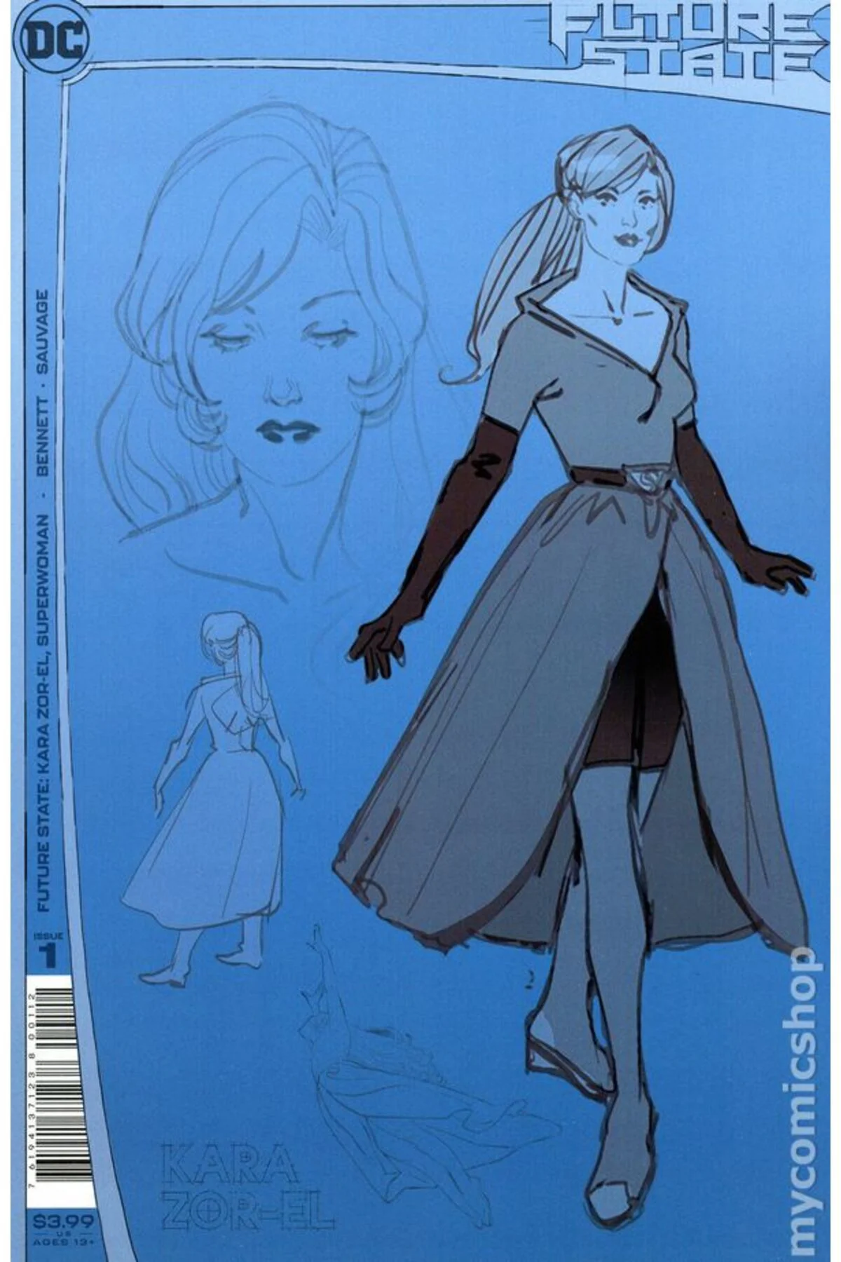 Future State Kara Zor-El Superwoman #1C (ingilizce)