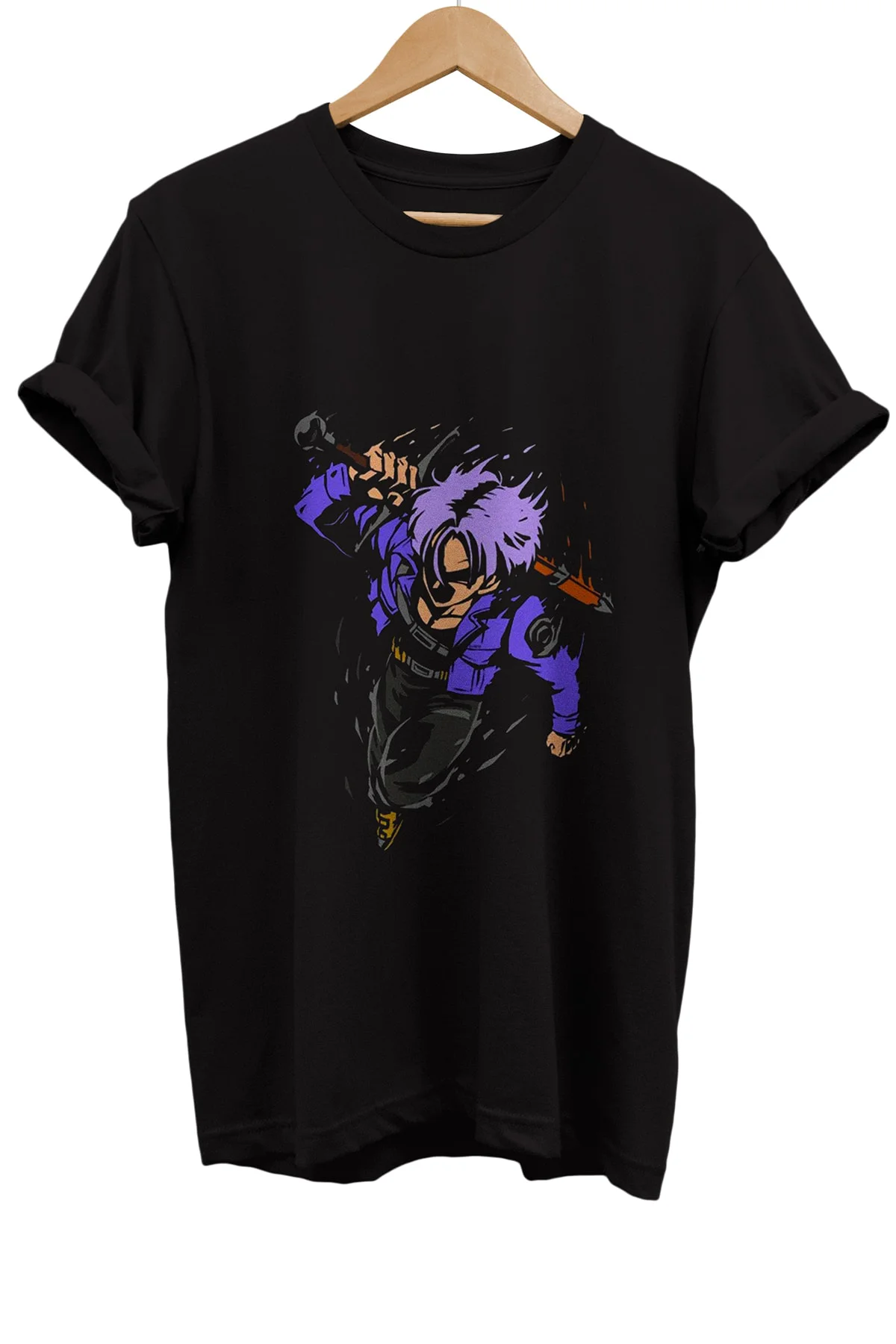 Future Warrior Baskılı %100 Pamuk Basic T-shirt Normal Beden Tişört
