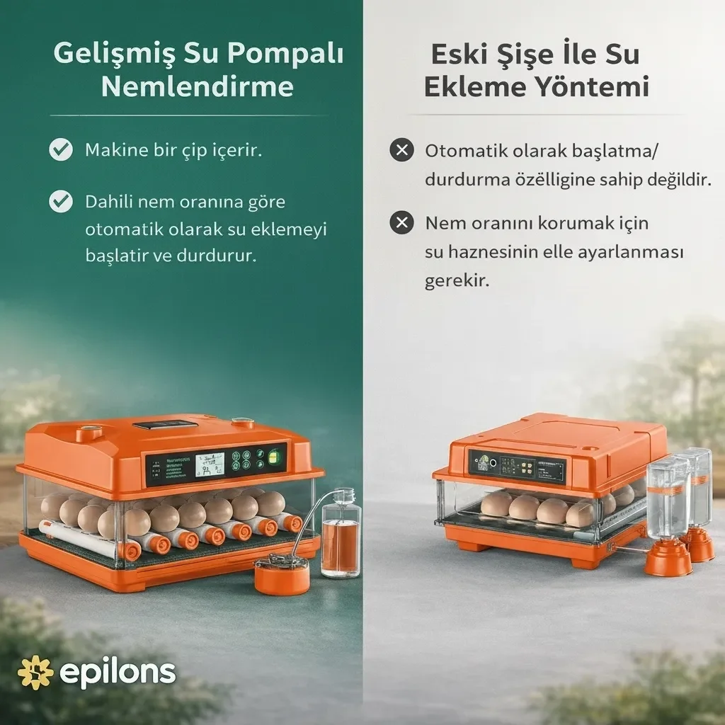 FX100 Tam Otomatik Kuluçka Makinesi – 100 Yumurta Kapasiteli | Yeni Nesil Havalandırma | Otomatik Motorlu Su Alma Sistemi | Dijital Isı ve Nem Kontrol Fiyatı, Yorumları ve Özellikleri