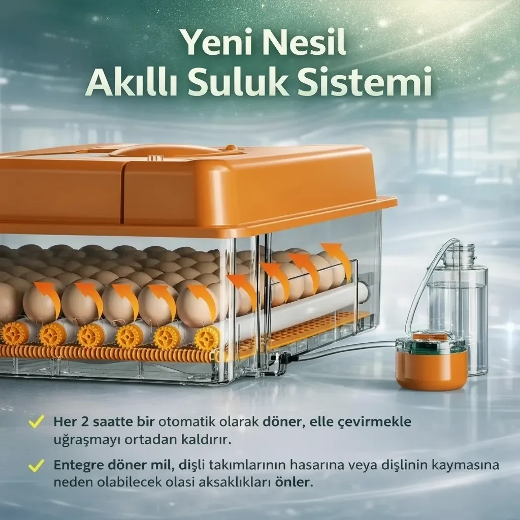 FX100 Tam Otomatik Kuluçka Makinesi – 100 Yumurta Kapasiteli | Yeni Nesil Havalandırma | Otomatik Motorlu Su Alma Sistemi | Dijital Isı ve Nem Kontrol Fiyatı, Yorumları ve Özellikleri