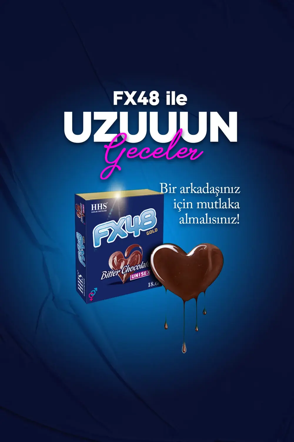 Fx48 Gold Bitter Chocolate Unısex 18 Gr
