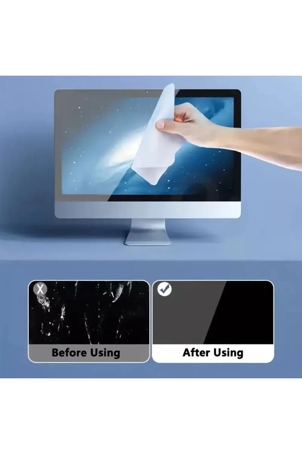 FXN-00 Universal Mikrofiber Telefon Laptop Kamera Lens LCD Ekran,