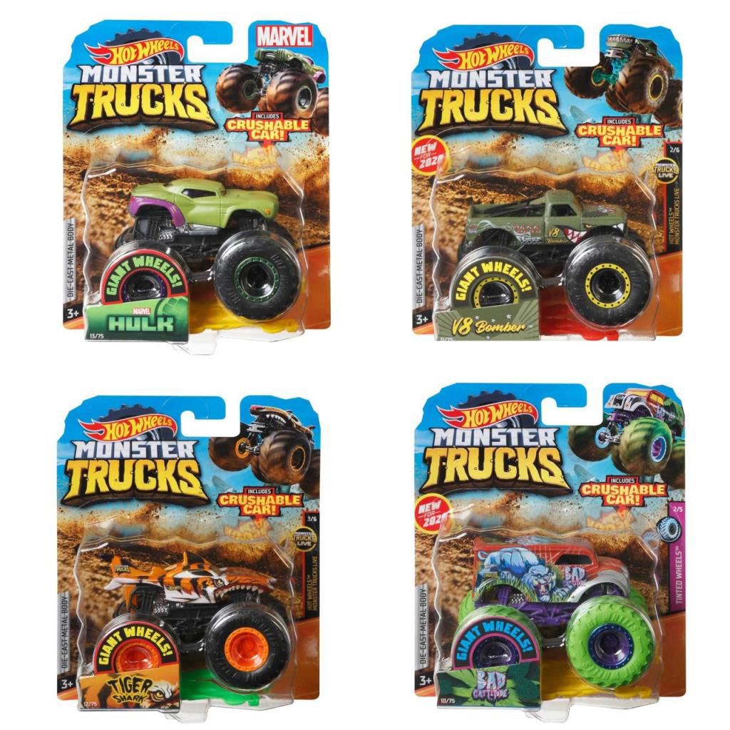 FYJ44 Hot Wheels, Monster Truc1:64 Arabalar
