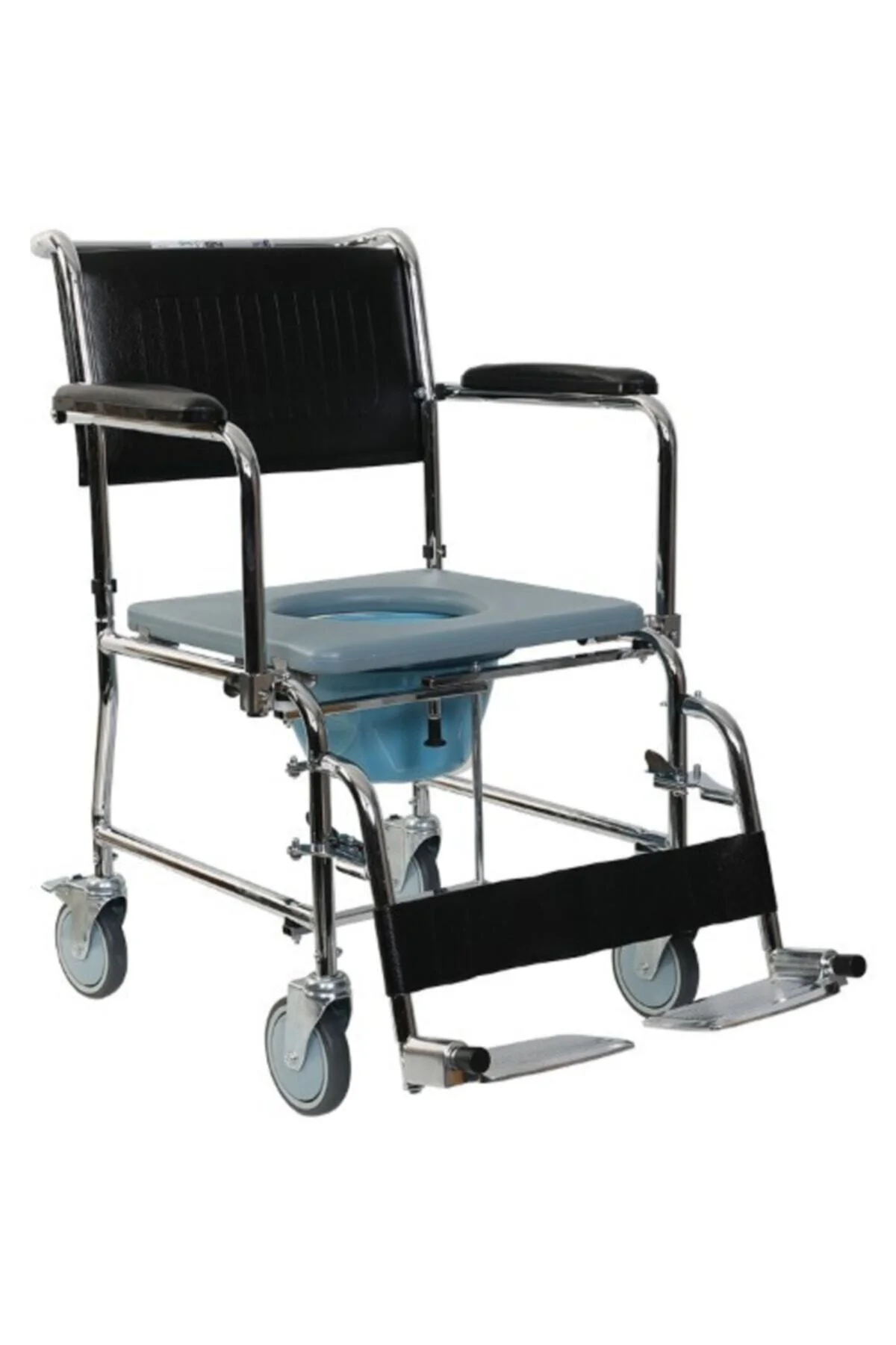 G-125 Banyo Tuvalet Tekerlekli Sandalye Commode Wheelchair - Görsel 2