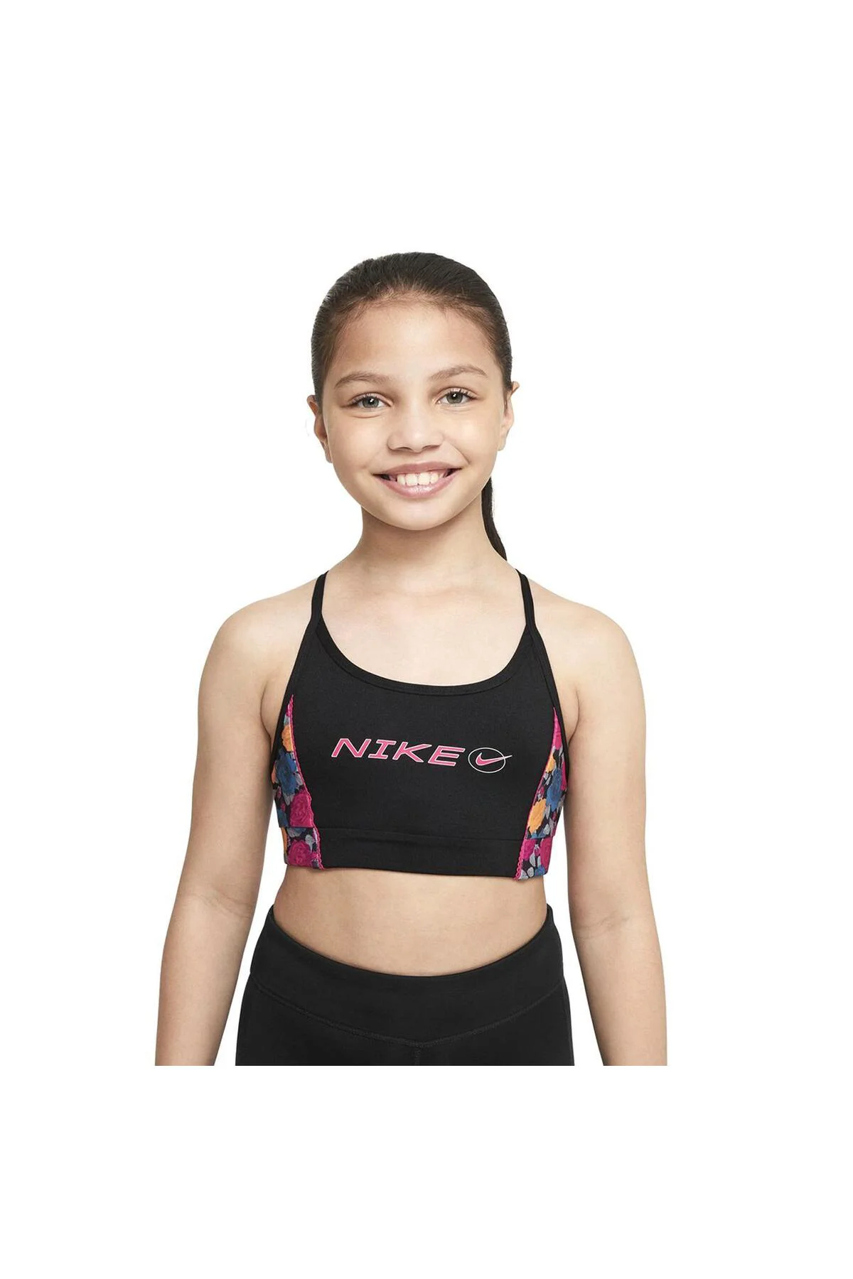 G Nk Indy Bra Iconclash Çocuk Siyah Günlük Stil Sporcu Bra-dm8432