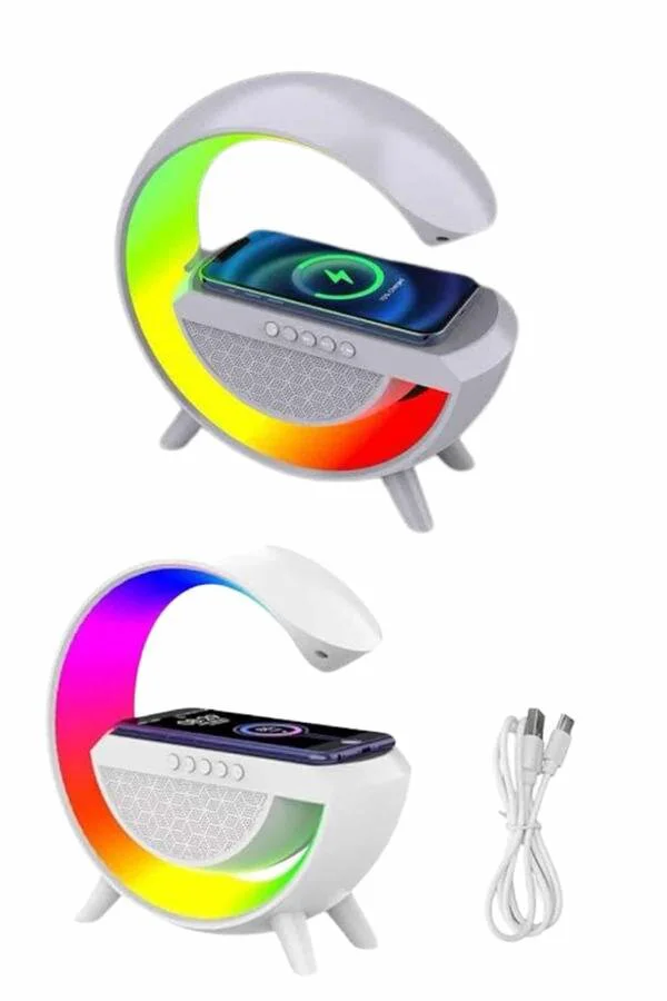 G Şeklinde Powerbanklı Bluetooth 5.0 Hoparlör - Taşınabilir ve 10 Saatlik Pil Ömrü