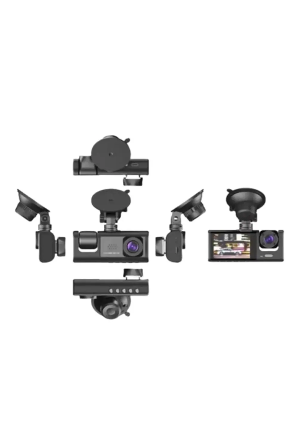 G-Sensör ve Hareket Algılama Destekli 1080p Araç İçi Güvenlik Kam