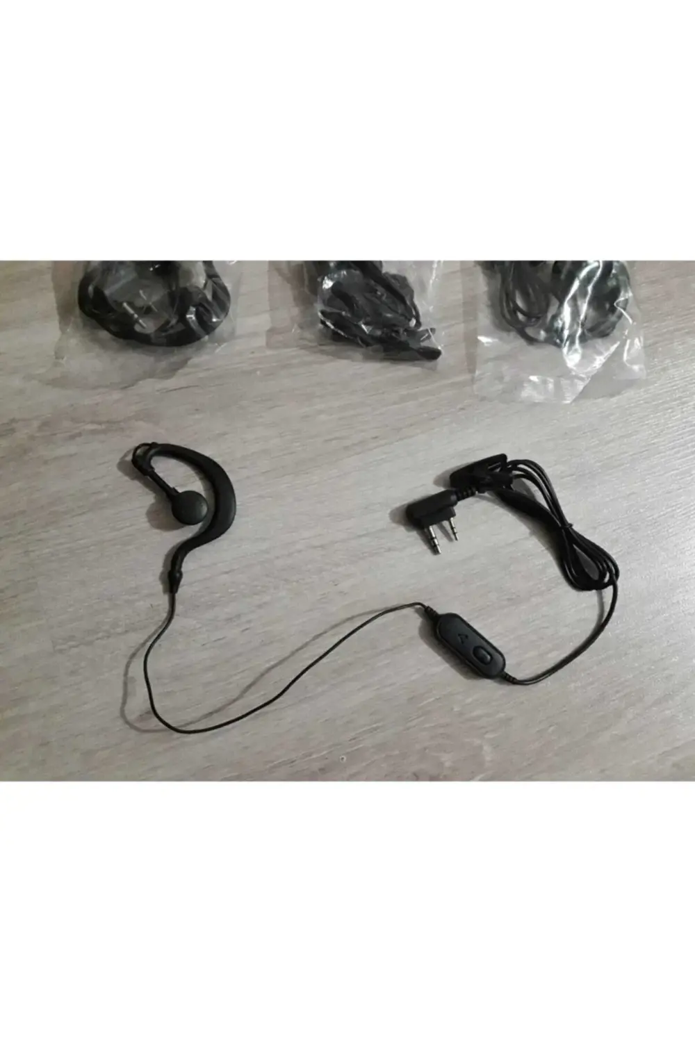 G Tipi Kulakiçi Bas Konuş Arkalıklı Mikrofon Kulaklık Siyah El Te