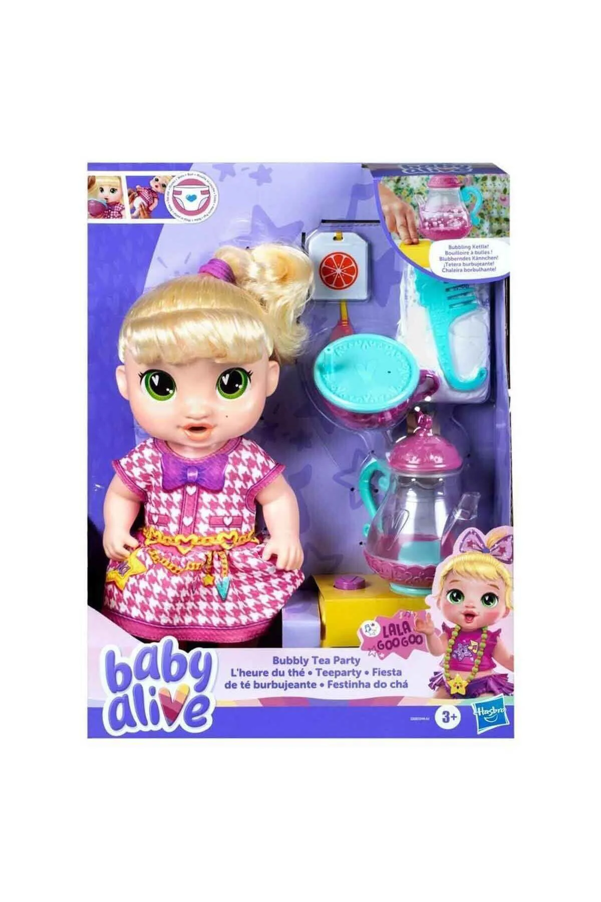 G0608 Baby Alive Bubbly Tea Party- Fokurdayan Çay Partisi Lala +3 Yaş